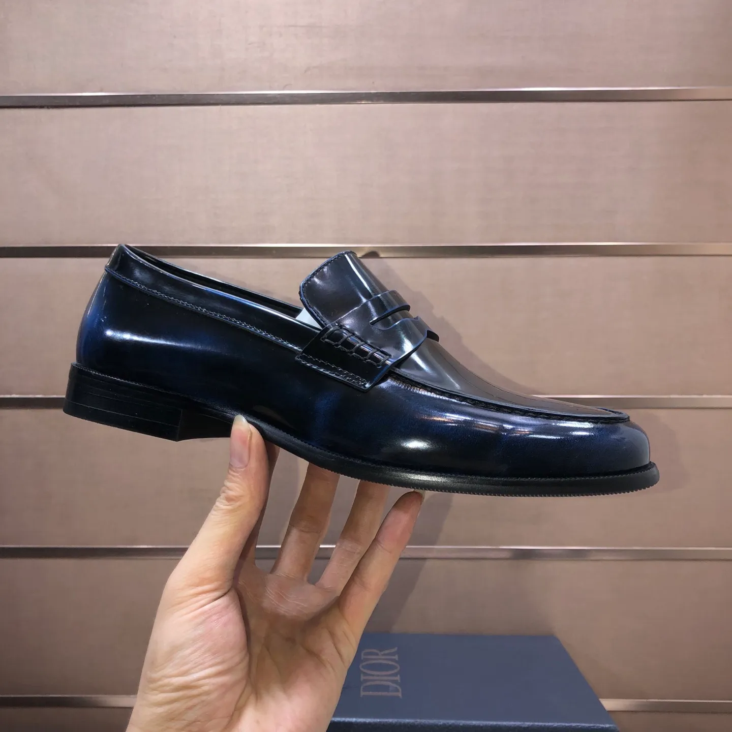Men's shoes 💰580💰[Dior] (water-dyed cowhide lining) Dior original 1:1 high-quality factory, imported original materials, imported raw cowhide, water-dyed cowhide lining, original TPU outsole, code number: 39-44 (45 customized)
